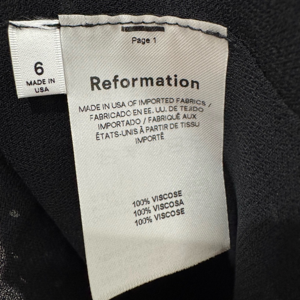 NWT REFORMATION Whitley Dress in “Selene” polka dot - Picture 9 of 10